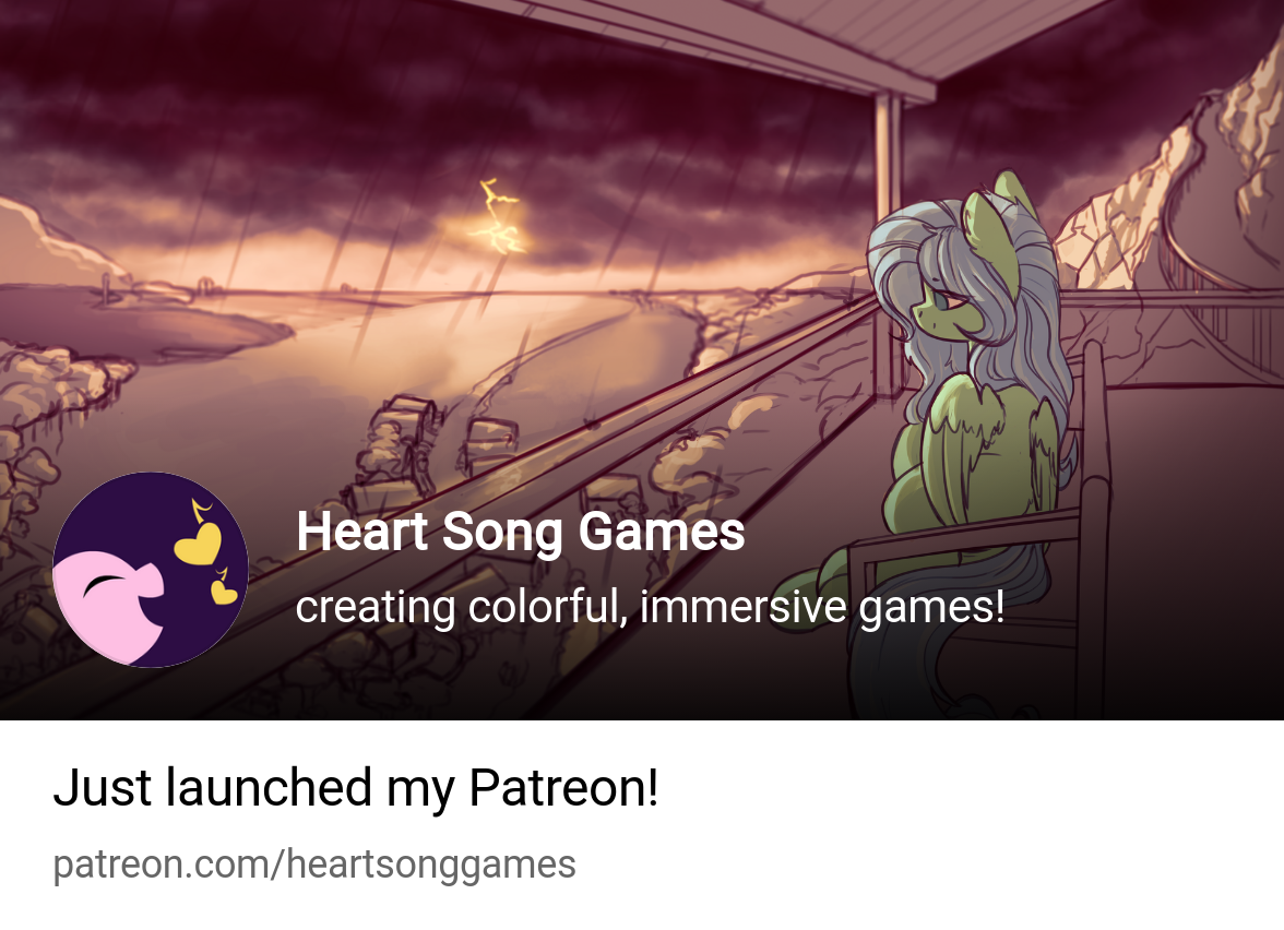 Heart Song Games | creating colorful, immersive games! | Patreon