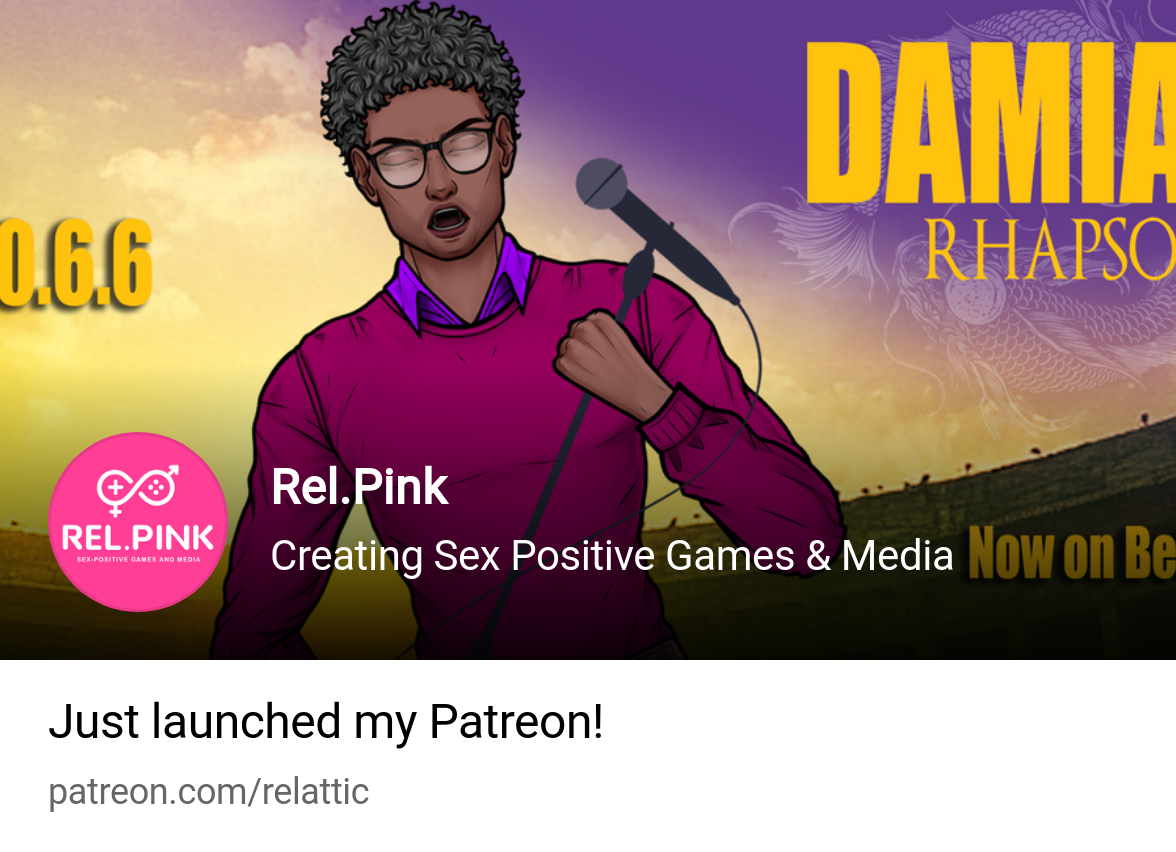 Rel.Pink | Creating Sex Positive Games & Media | Patreon