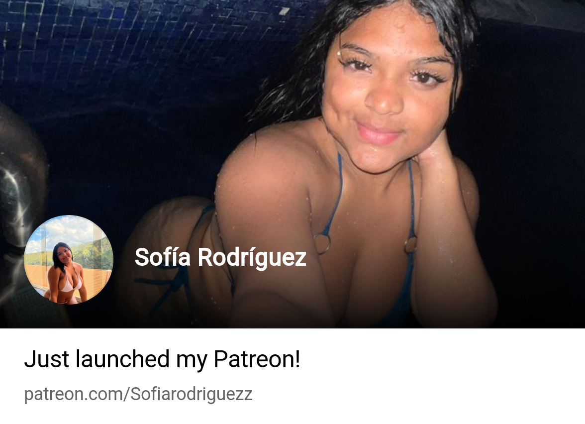 Sofía Rodríguez | Patreon