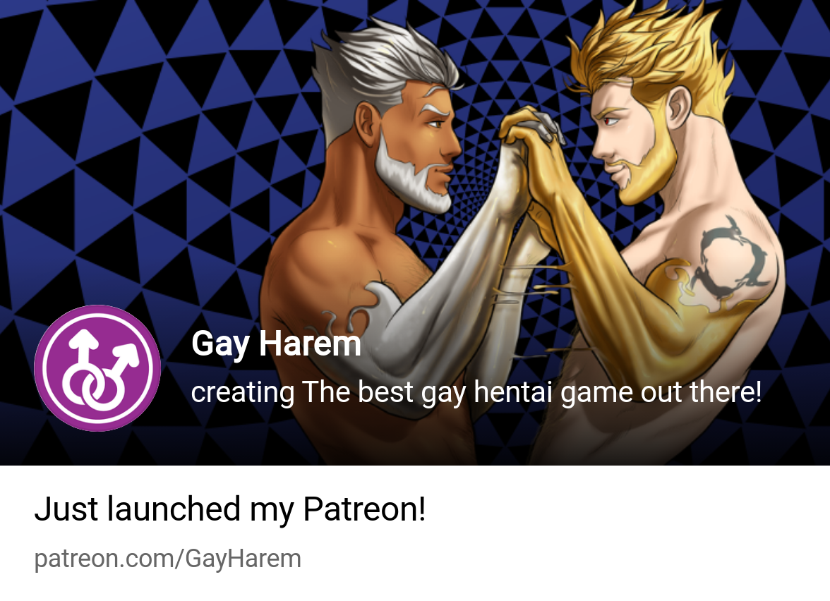 Gay Harem | creating The best gay hentai game out there! | Patreon