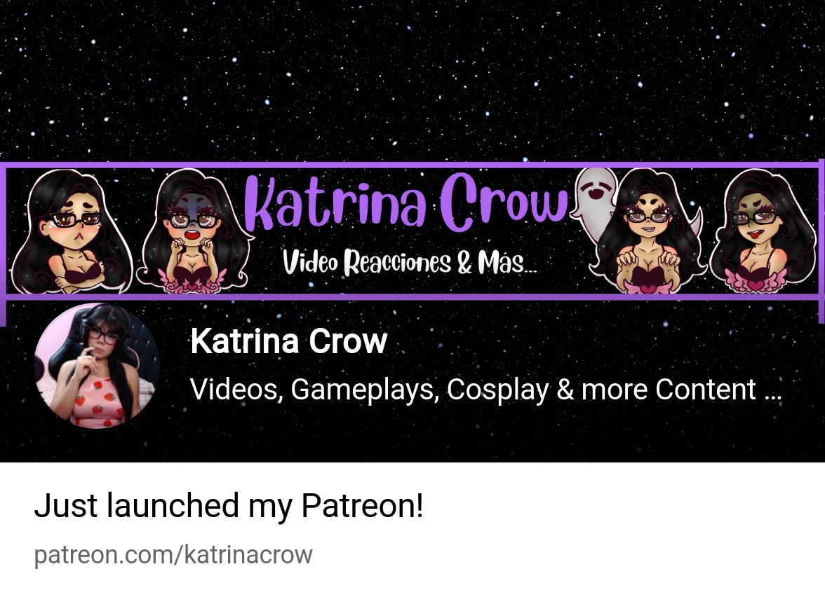 Katrina Crow | Videos, Gameplays, Cosplay & more Content +18 | Patreon