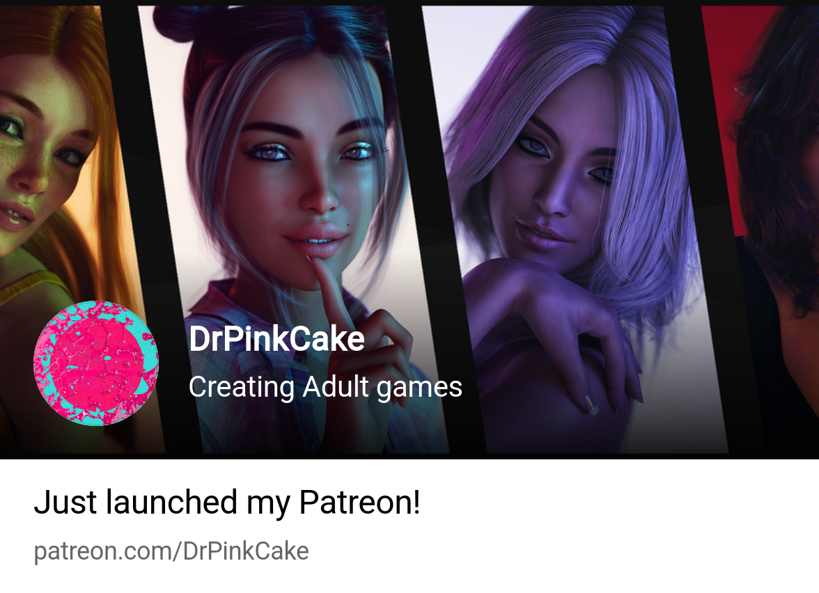 DrPinkCake | Creating Adult games | Patreon