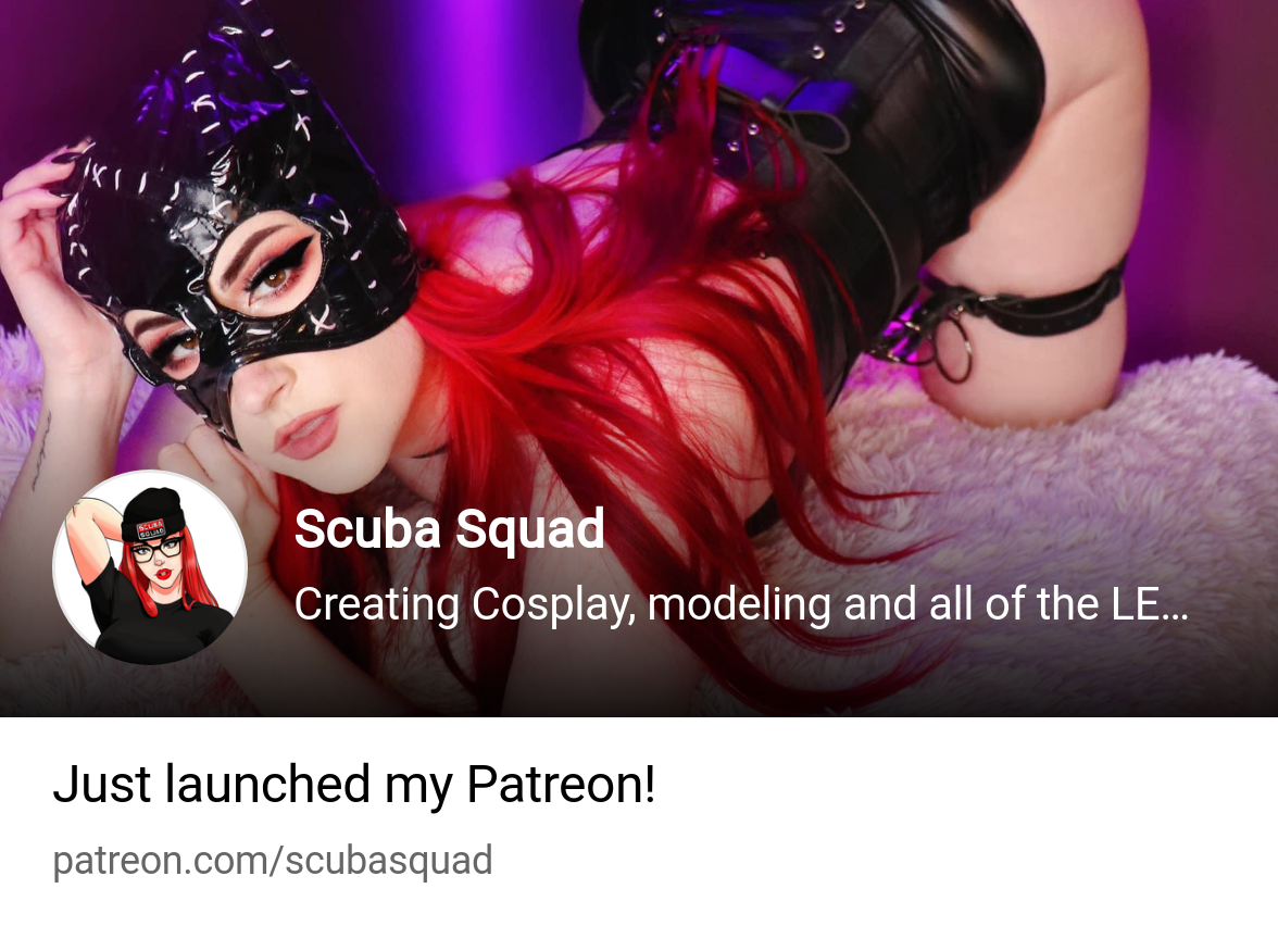 Scuba Squad | Creating Cosplay, modeling and all of the LEWDS!! | Patreon