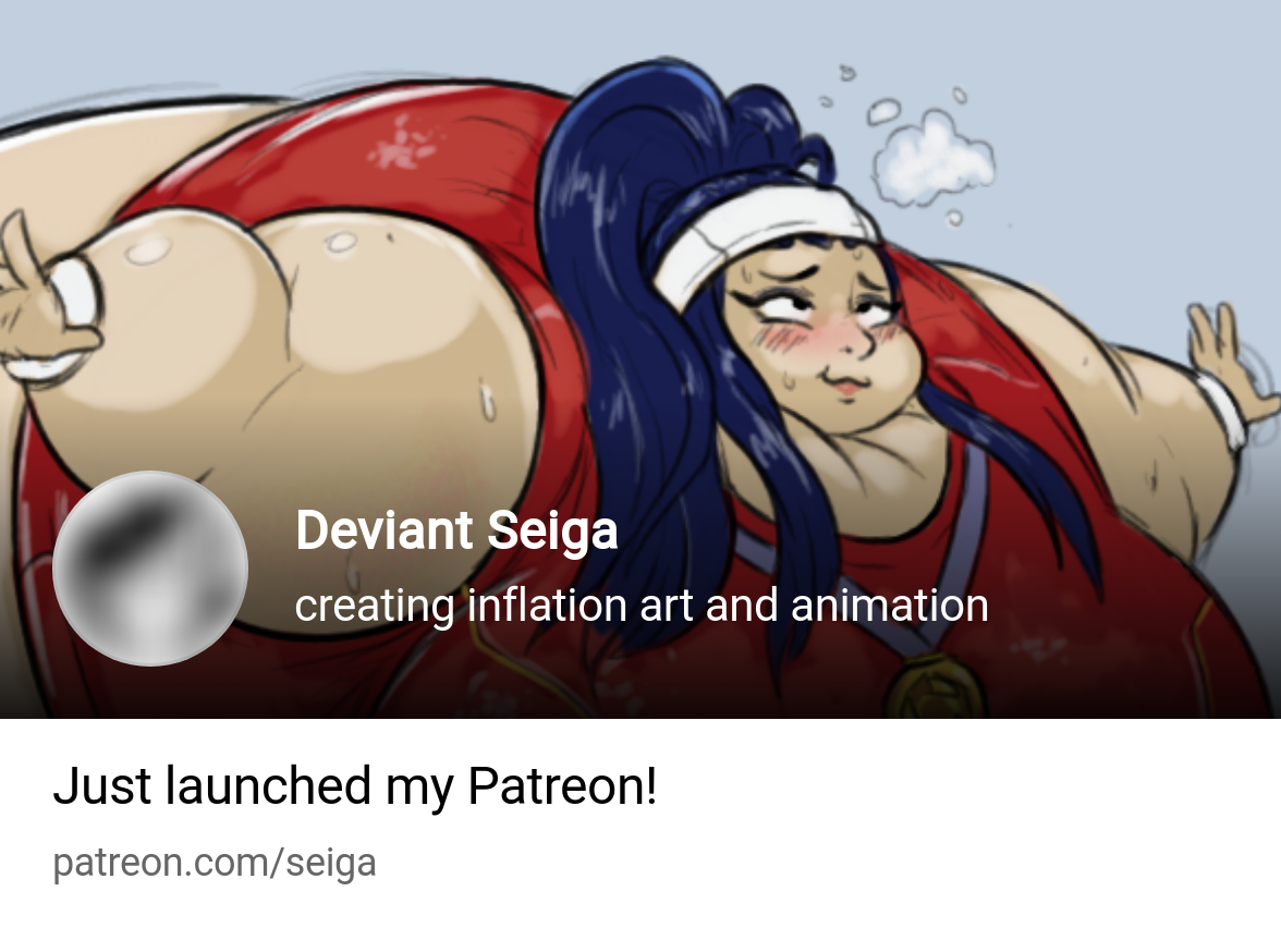 Deviant Seiga | creating inflation art and animation | Patreon