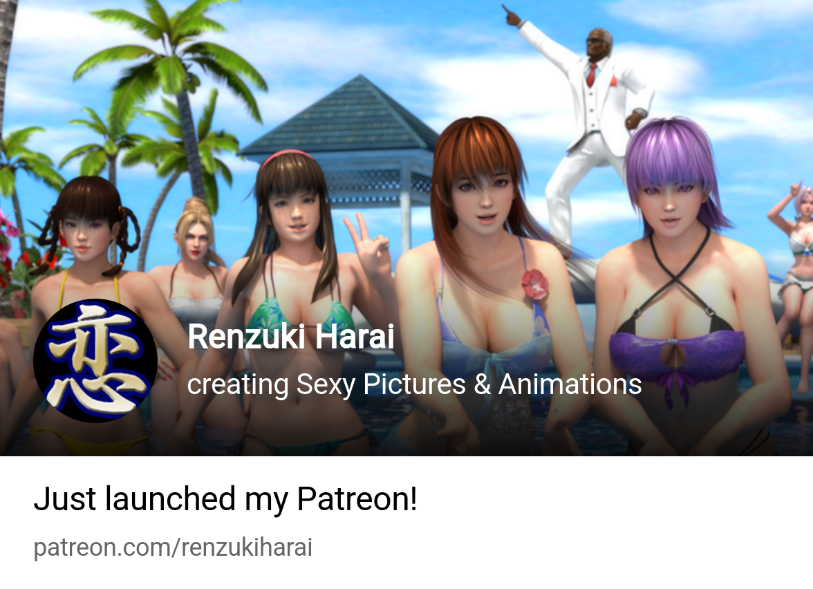 Renzuki Harai | creating Sexy Pictures & Animations | Patreon