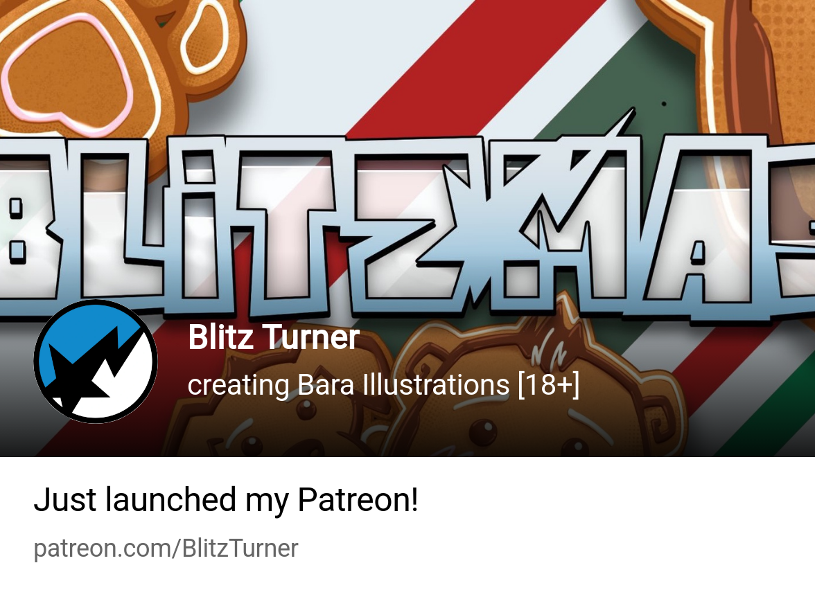 Blitz Turner | creating Bara Illustrations [18+] | Patreon