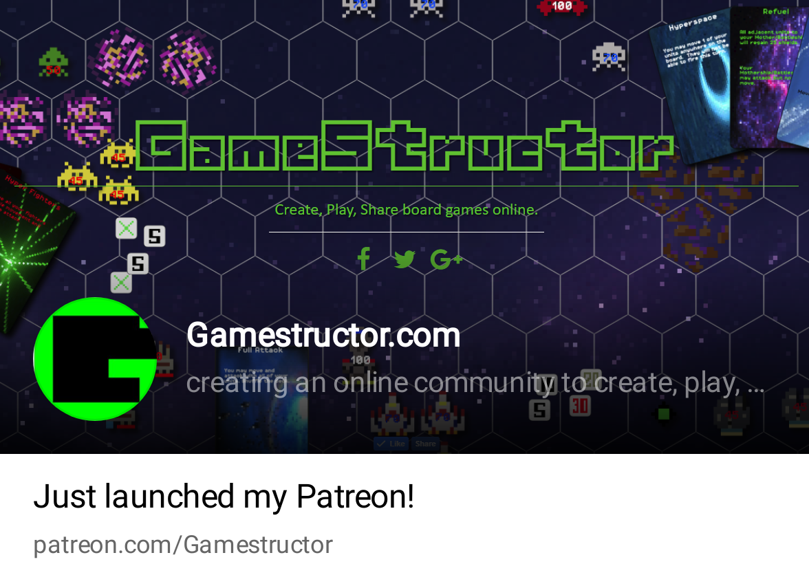 Gamestructor.com, creating an online community to create, play, share board  games