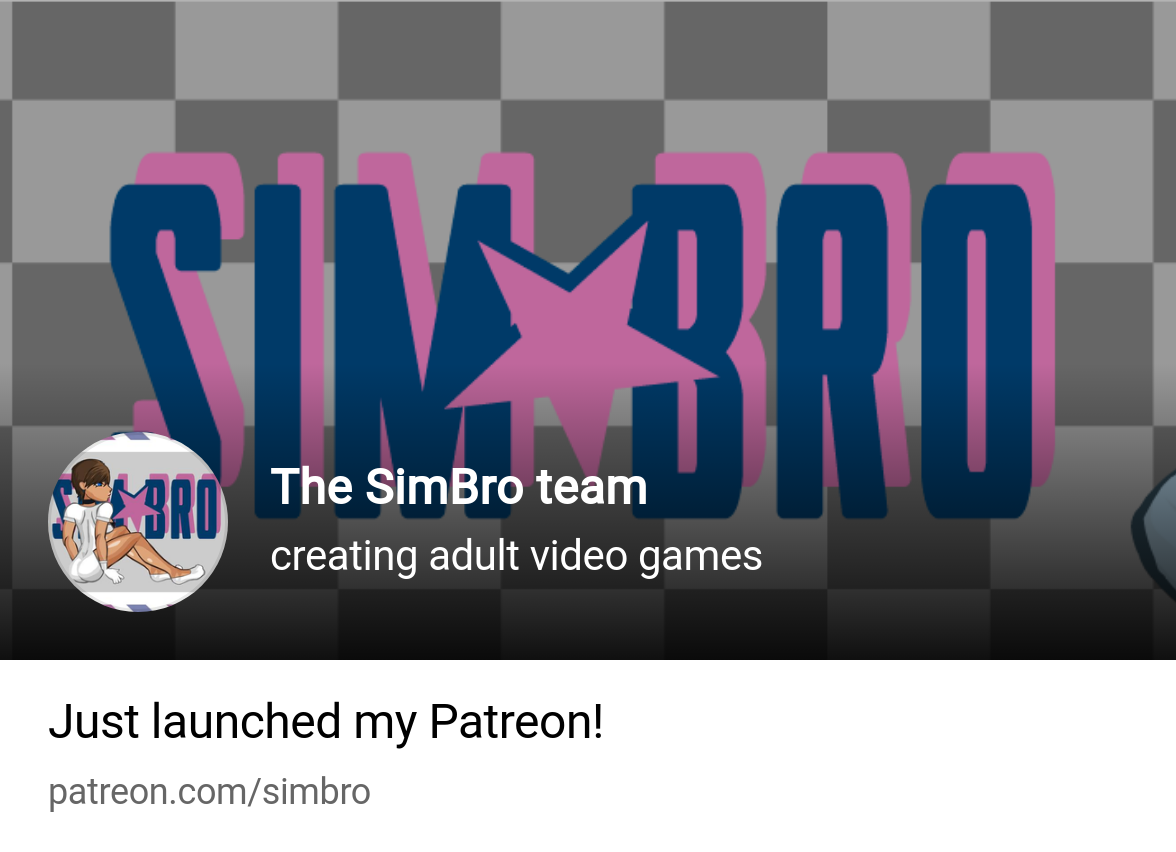 The SimBro team | creating adult video games | Patreon