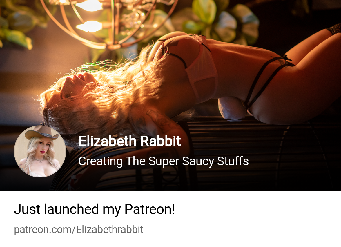 Elizabeth Rabbit | Creating The Super Saucy Stuffs | Patreon