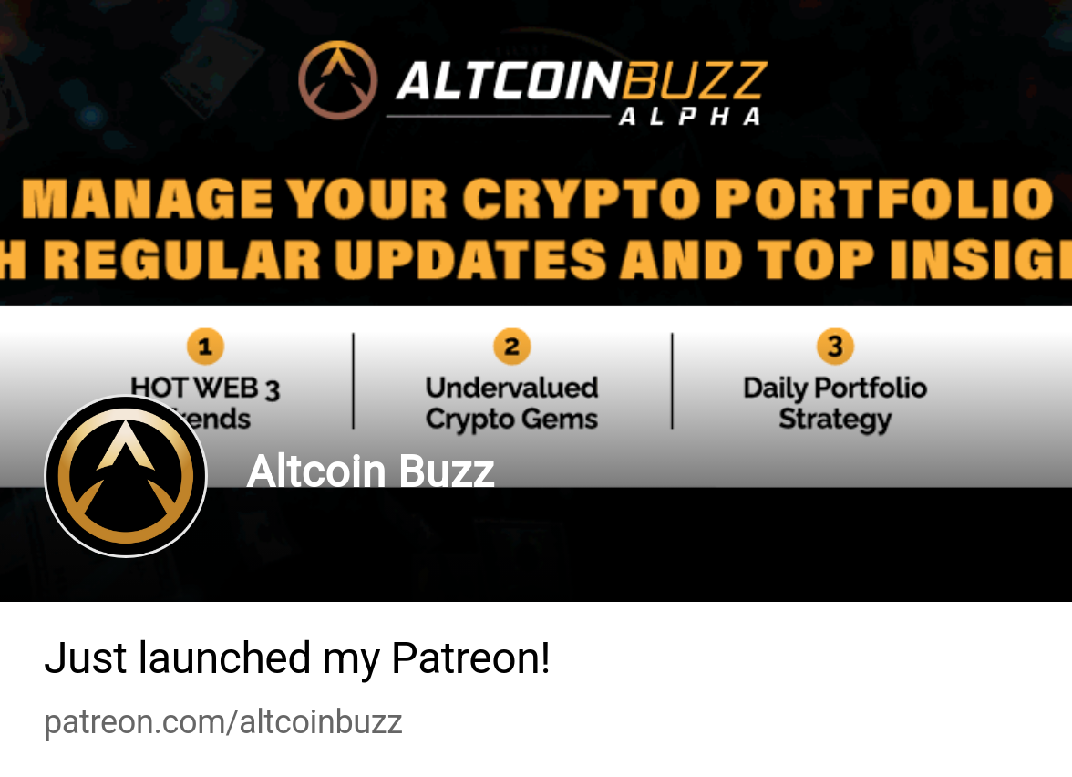Altcoin Buzz | Patreon