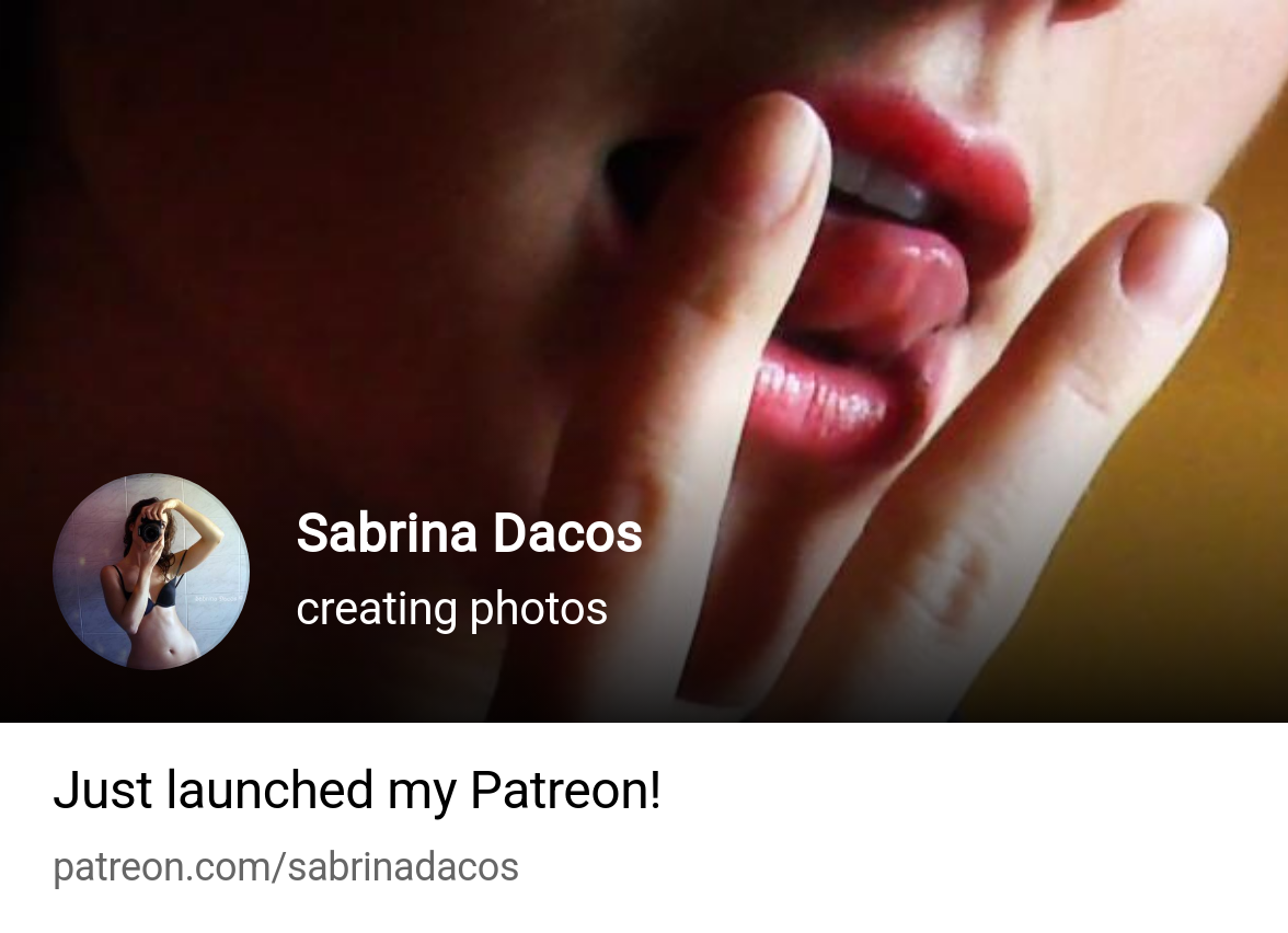 Sabrina Dacos | creating photos | Patreon