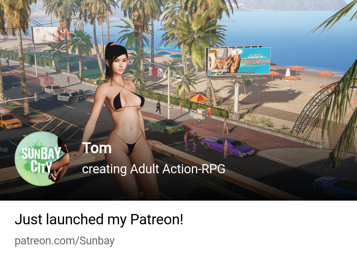 Tom | creating Adult Action-RPG | Patreon