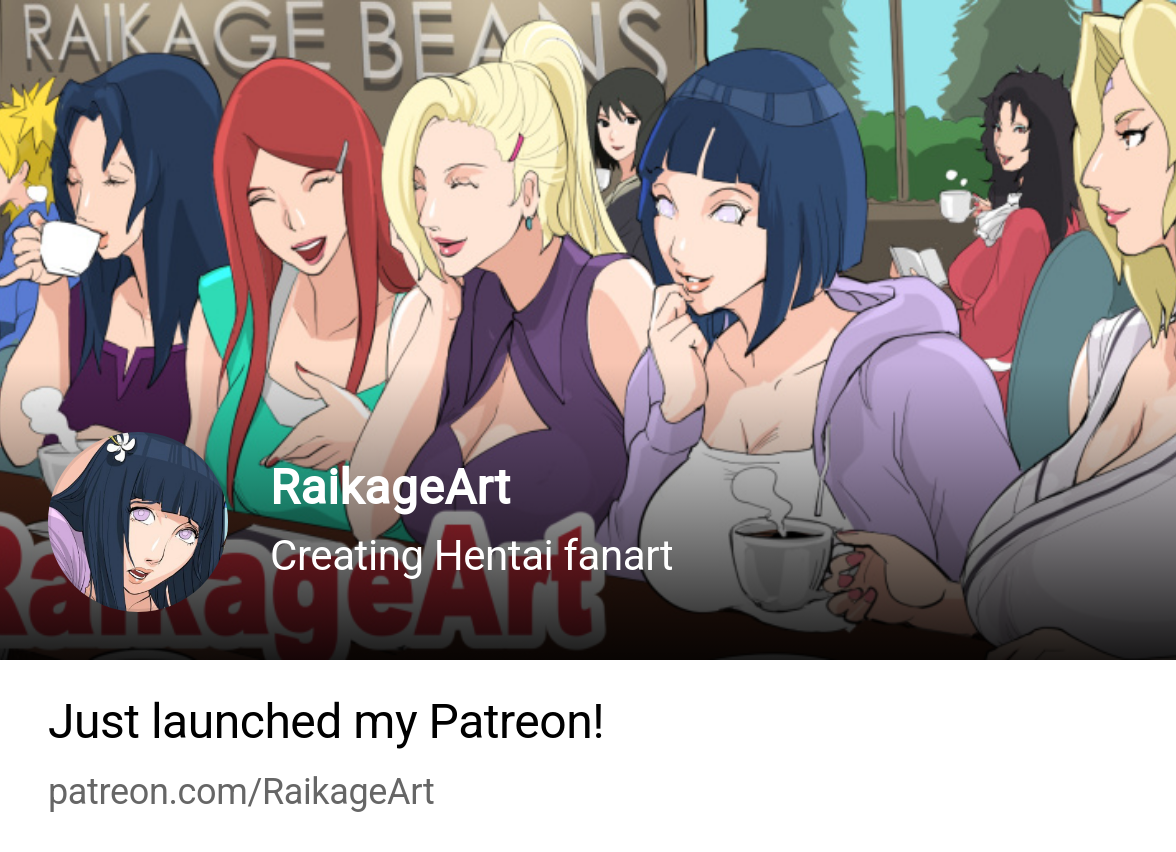 RaikageArt | Creating Hentai fanart | Patreon