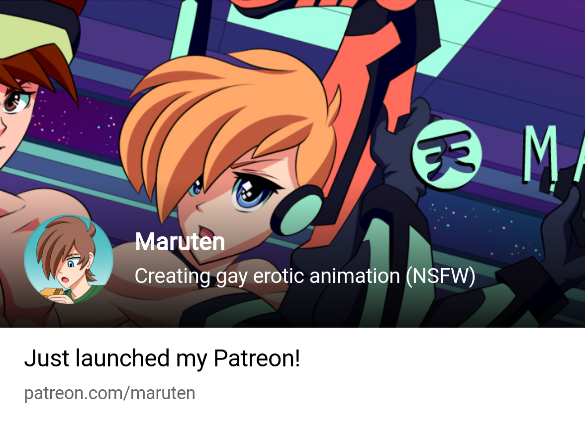 Maruten | Creating gay erotic animation (NSFW) | Patreon