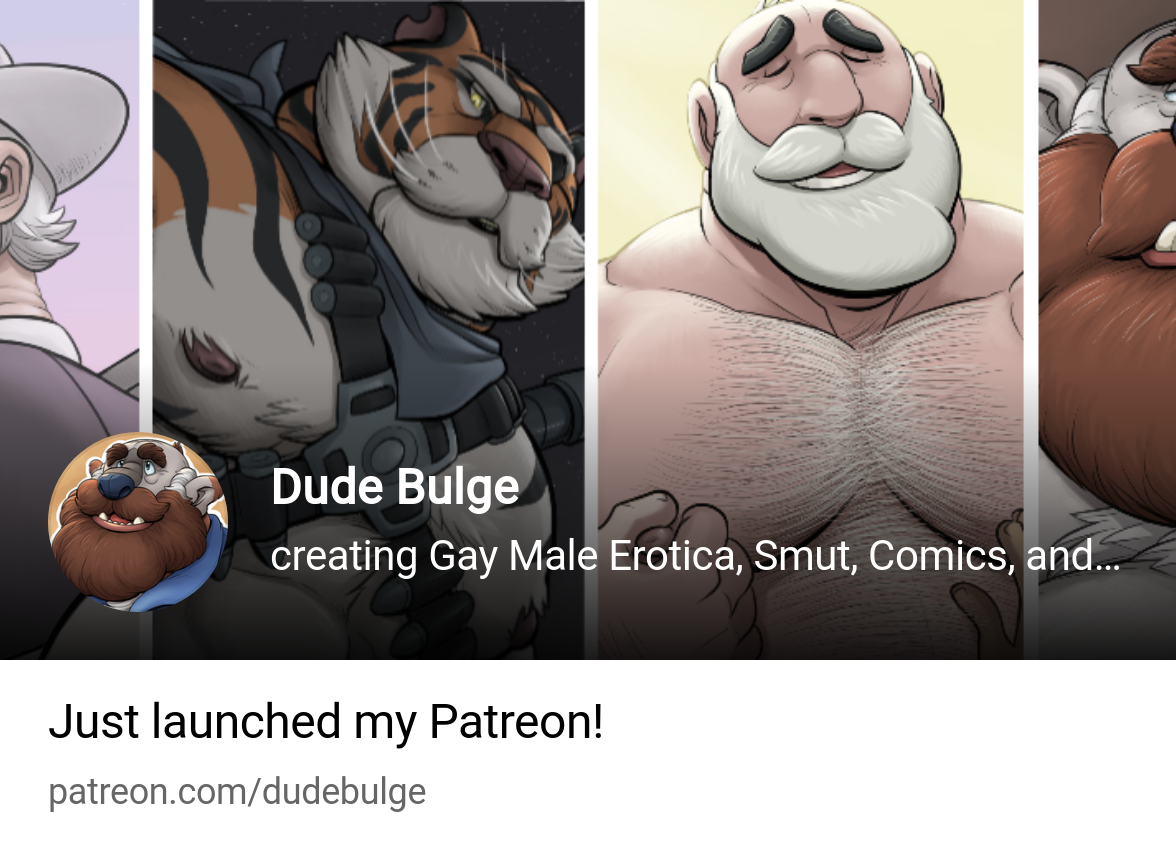 Dude Bulge | creating Gay Male Erotica, Smut, Comics, and Other Projects! |  Patreon