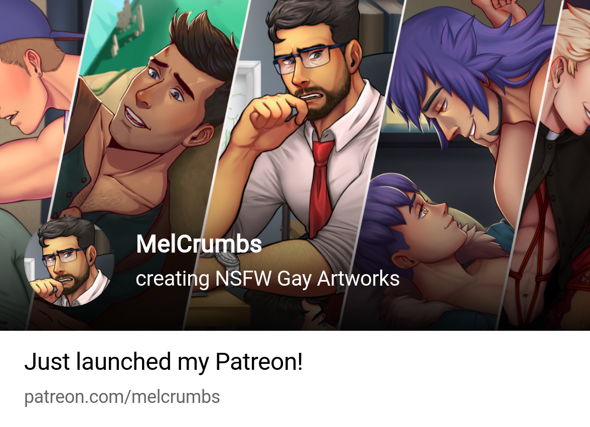 MelCrumbs | creating NSFW Gay Artworks | Patreon