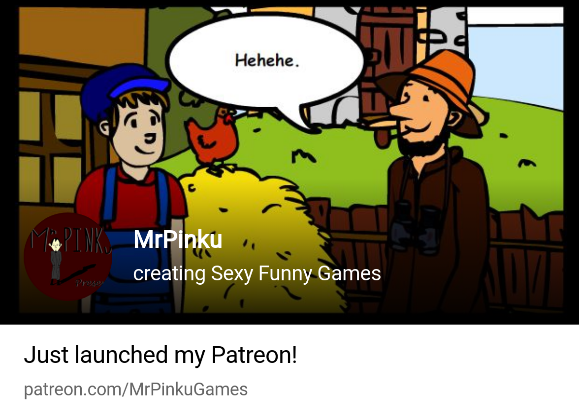 MrPinku | creating Sexy Funny Games | Patreon