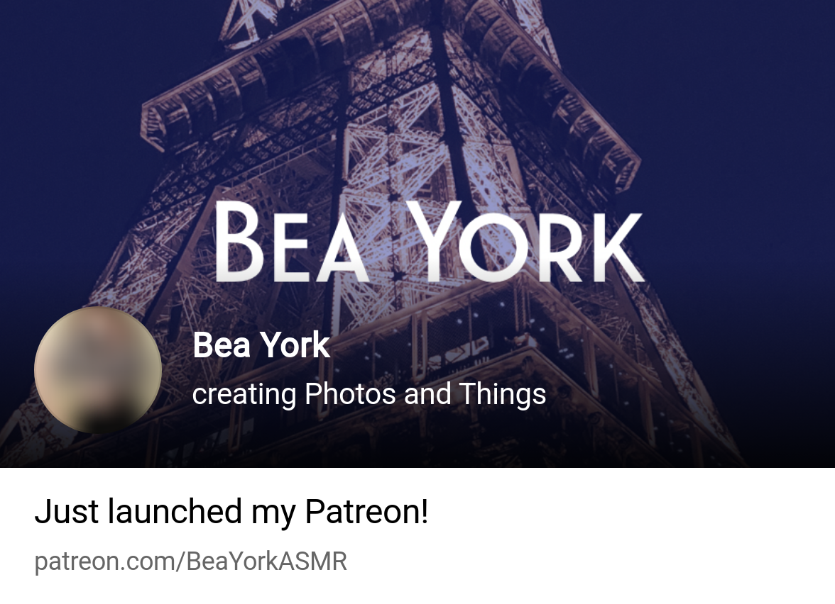 Bea York | creating Photos and Things | Patreon