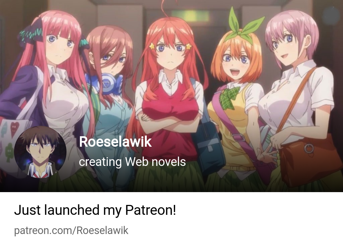 Roeselawik | creating Web novels | Patreon