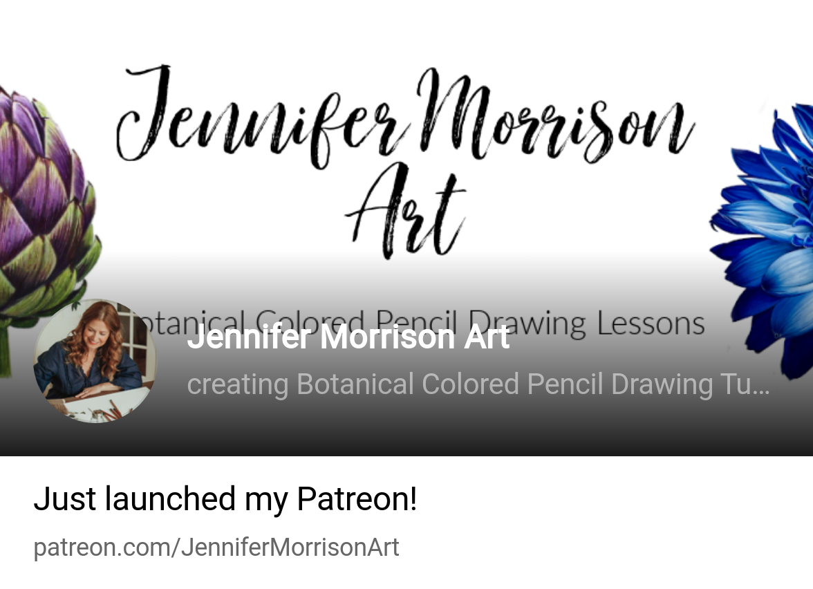 Colored Pencil Hydrangea Tutorial with Jennifer Morrison