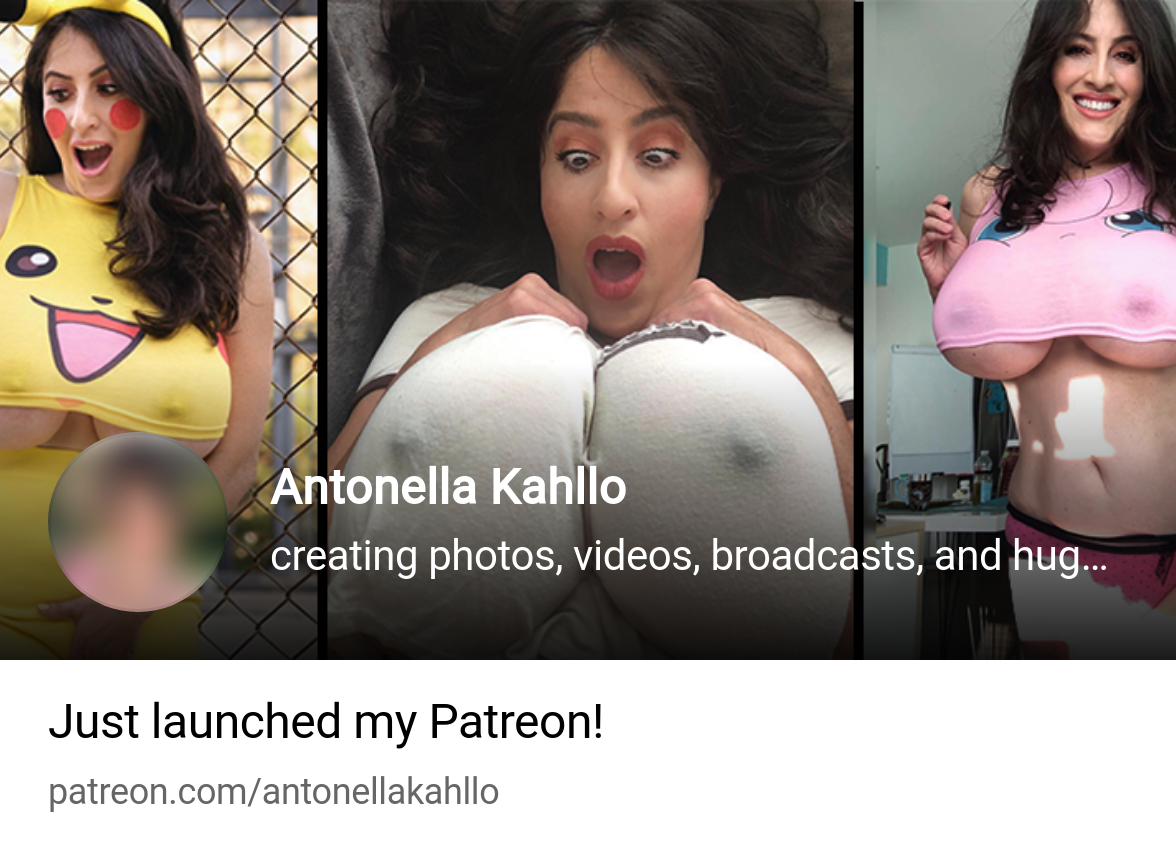 Antonella Kahllo | creating photos, videos, broadcasts, and huge smiles! |  Patreon