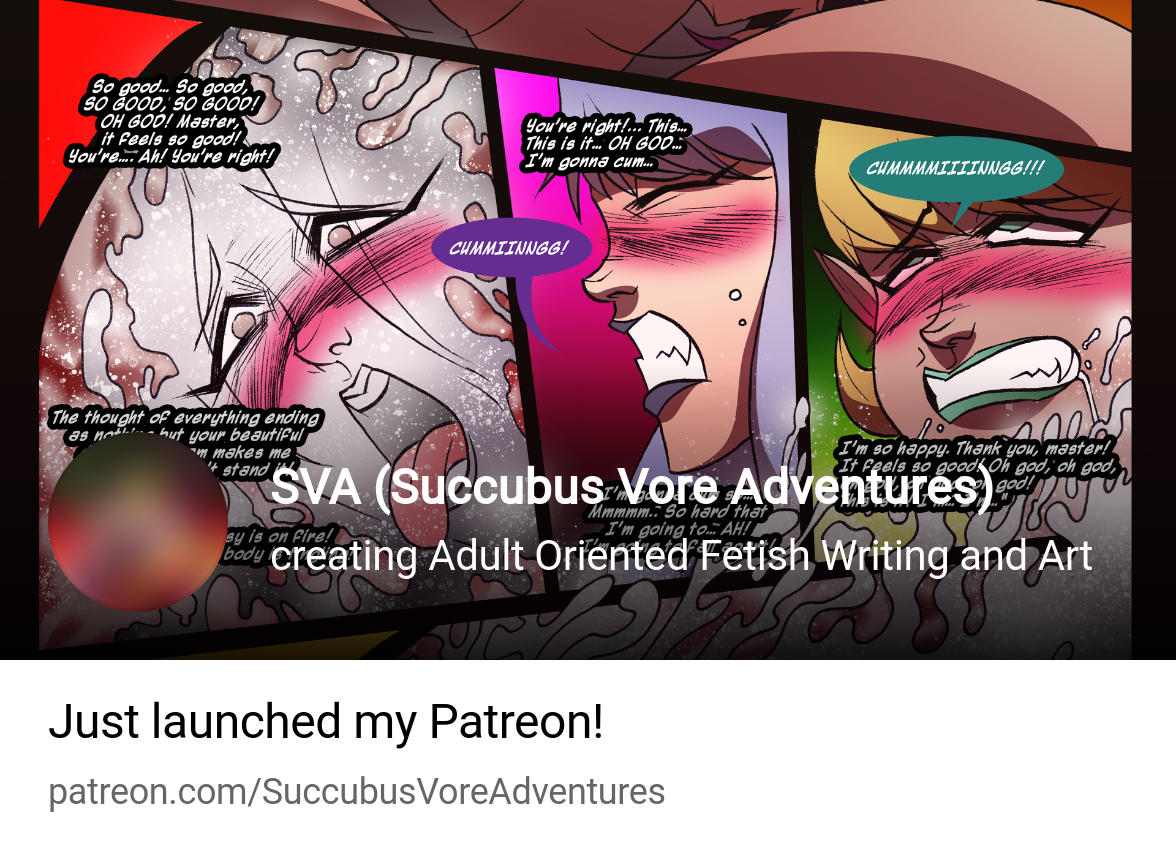 SVA (Succubus Vore Adventures) | creating Adult Oriented Fetish Writing and  Art | Patreon