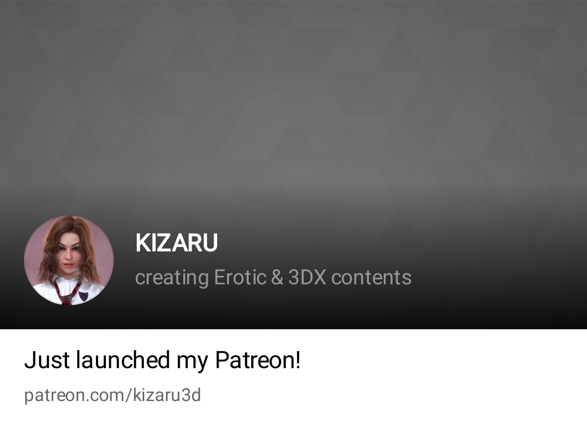 KIZARU | creating Erotic & 3DX contents | Patreon