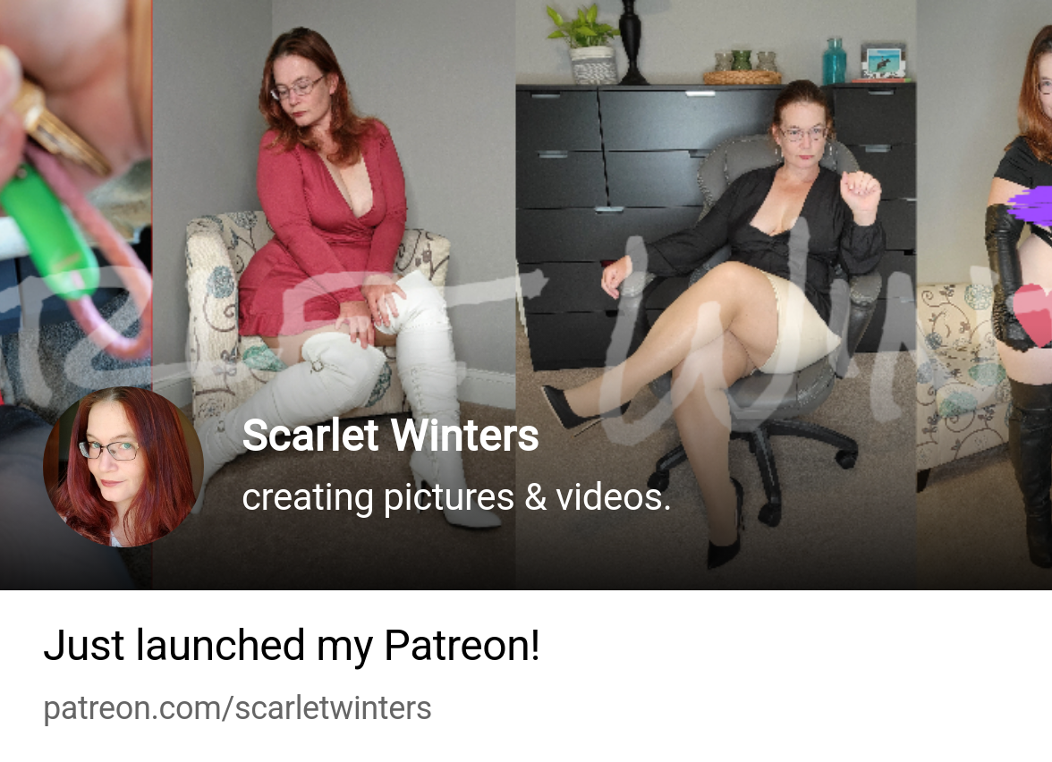 Scarlet Winters | creating pictures & videos. | Patreon