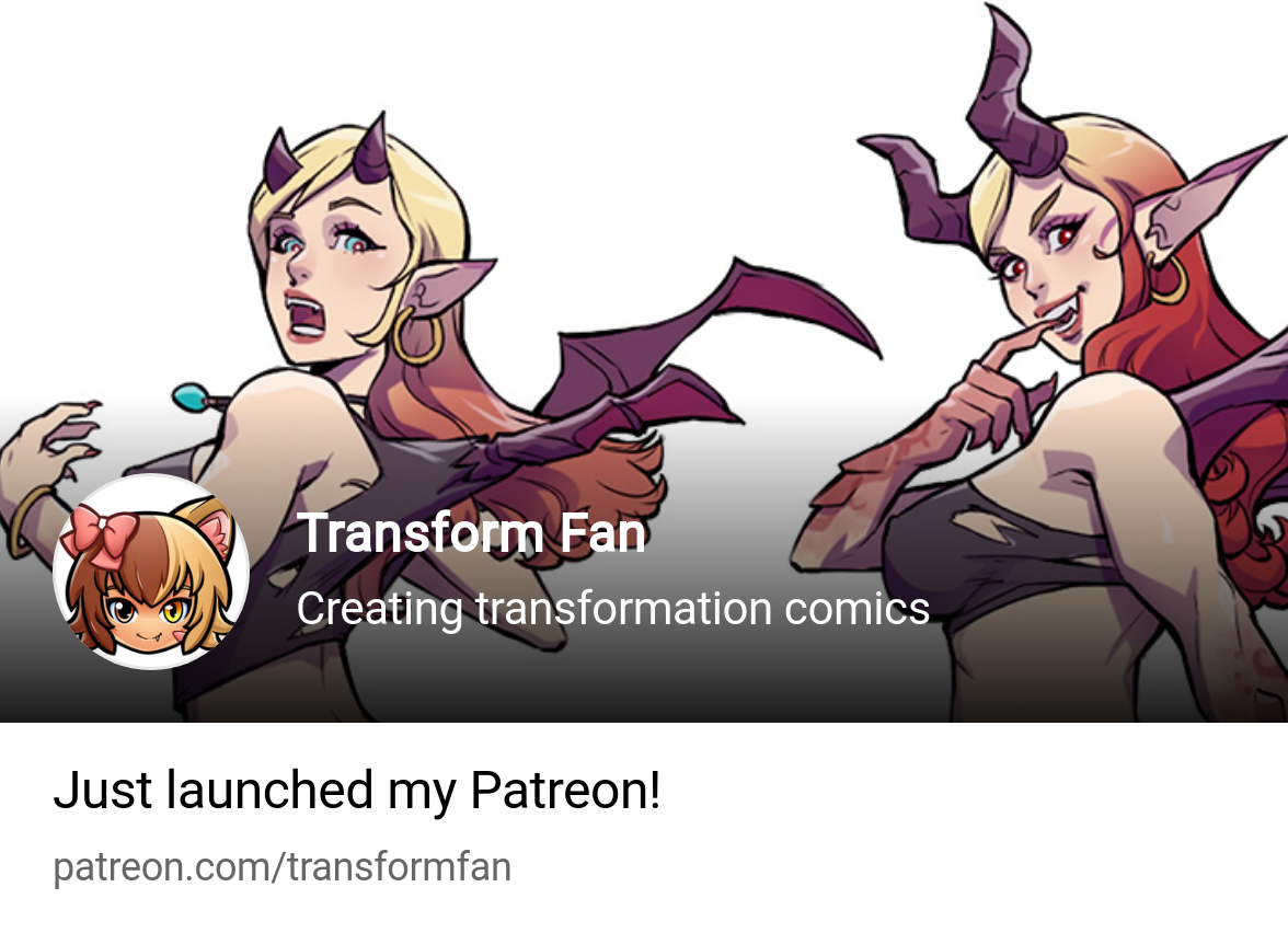 Transform Fan | Creating transformation comics | Patreon