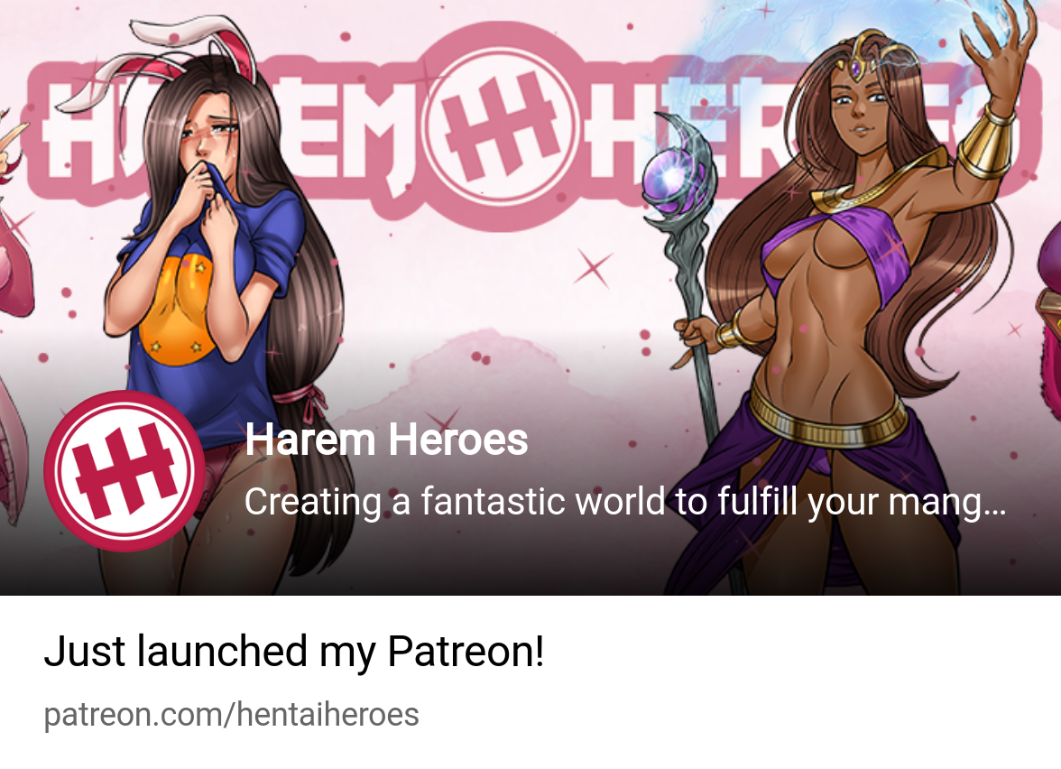 Harem Heroes | Creating a fantastic world to fulfill your manga desires! |  Patreon