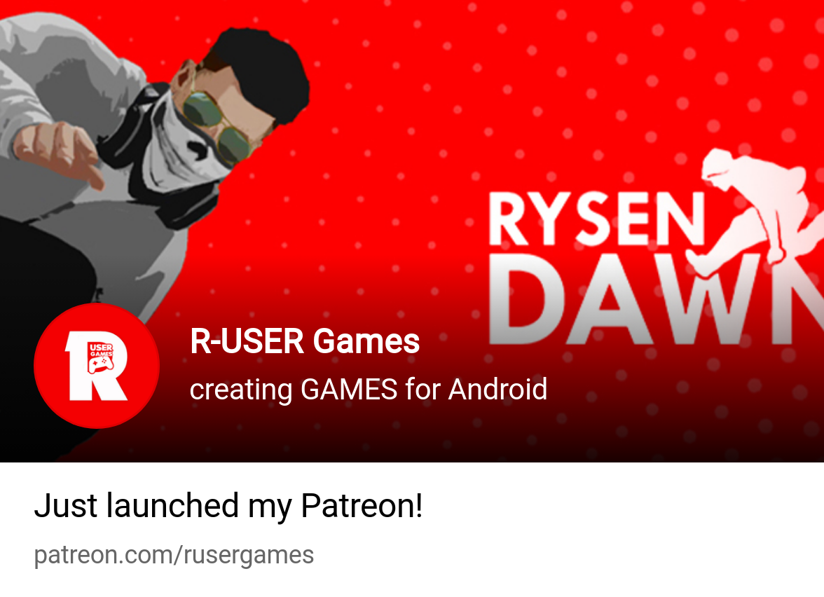 R-USER Games | creating GAMES for Android | Patreon