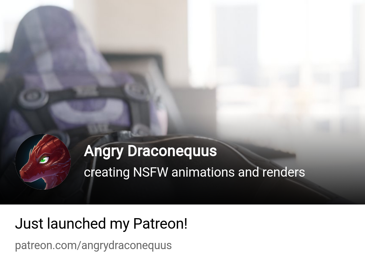 Angry Draconequus | creating NSFW animations and renders | Patreon