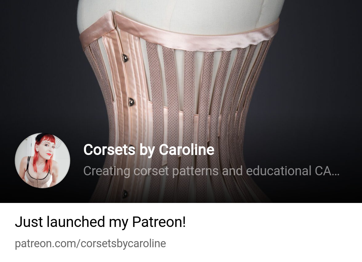 Corsets by Caroline, Creating corset patterns and educational CAD  tutorials