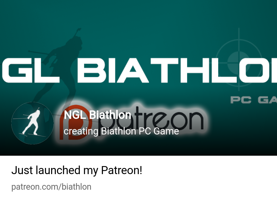 NGL Biathlon | creating Biathlon PC Game | Patreon