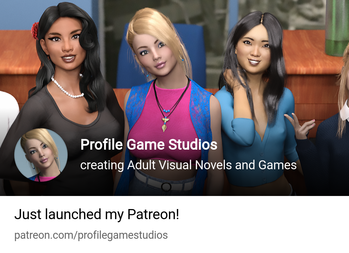 Profile Game Studios | creating Adult Visual Novels and Games | Patreon