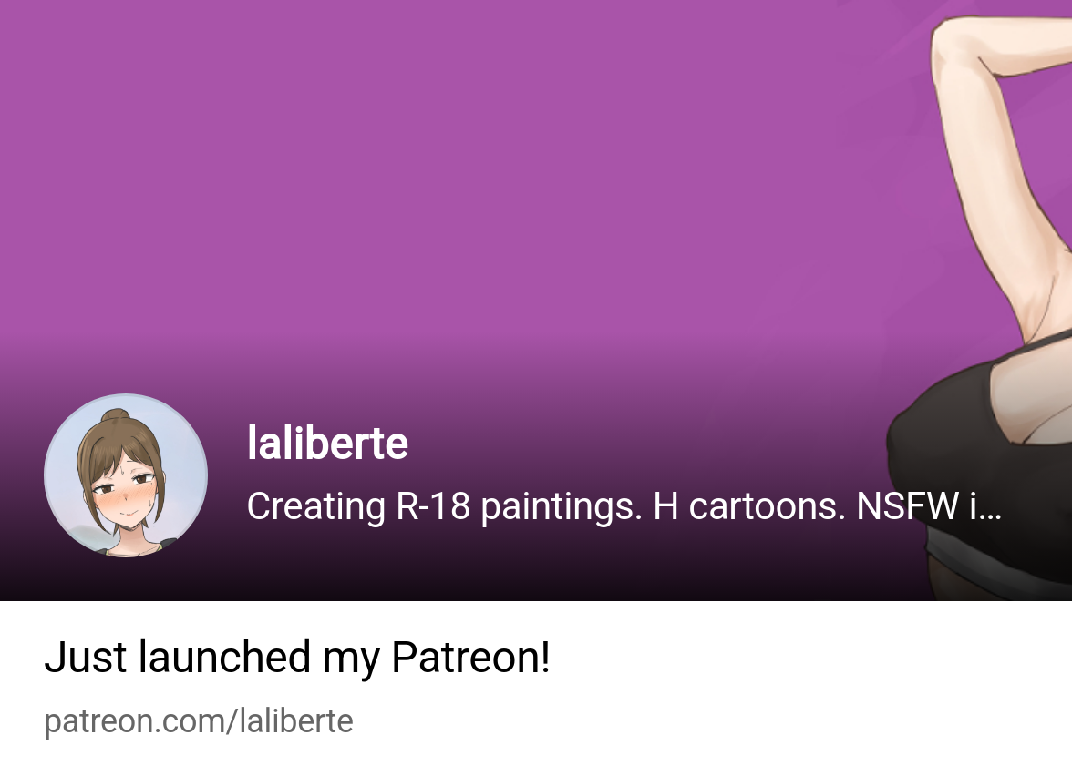 laliberte | Creating R-18 paintings. H cartoons. NSFW images. | Patreon