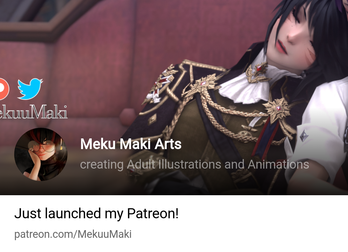 Meku Maki Arts | creating Adult Illustrations and Animations | Patreon