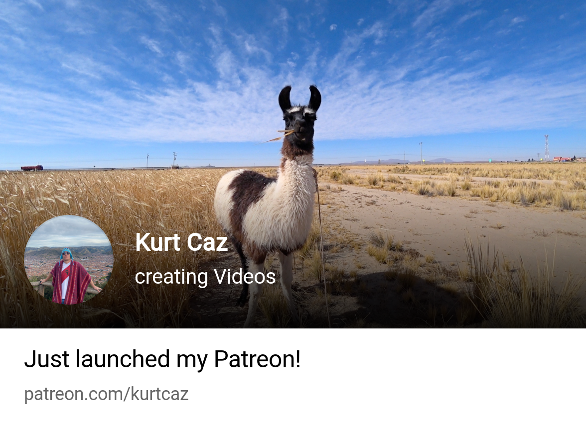 Kurt Caz | creating Videos | Patreon