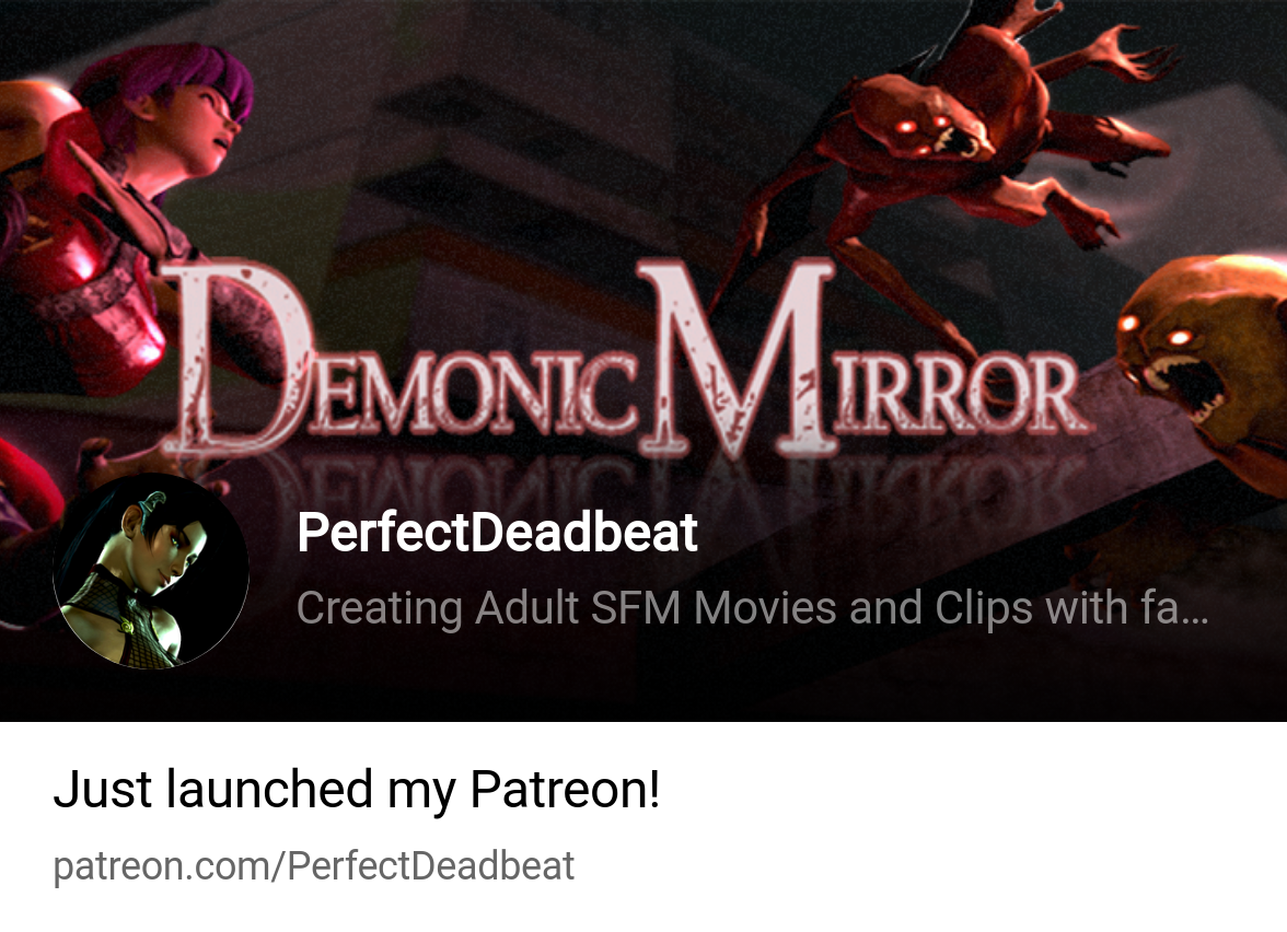 PerfectDeadbeat | Creating Adult SFM Movies and Clips with famous video  game girls | Patreon