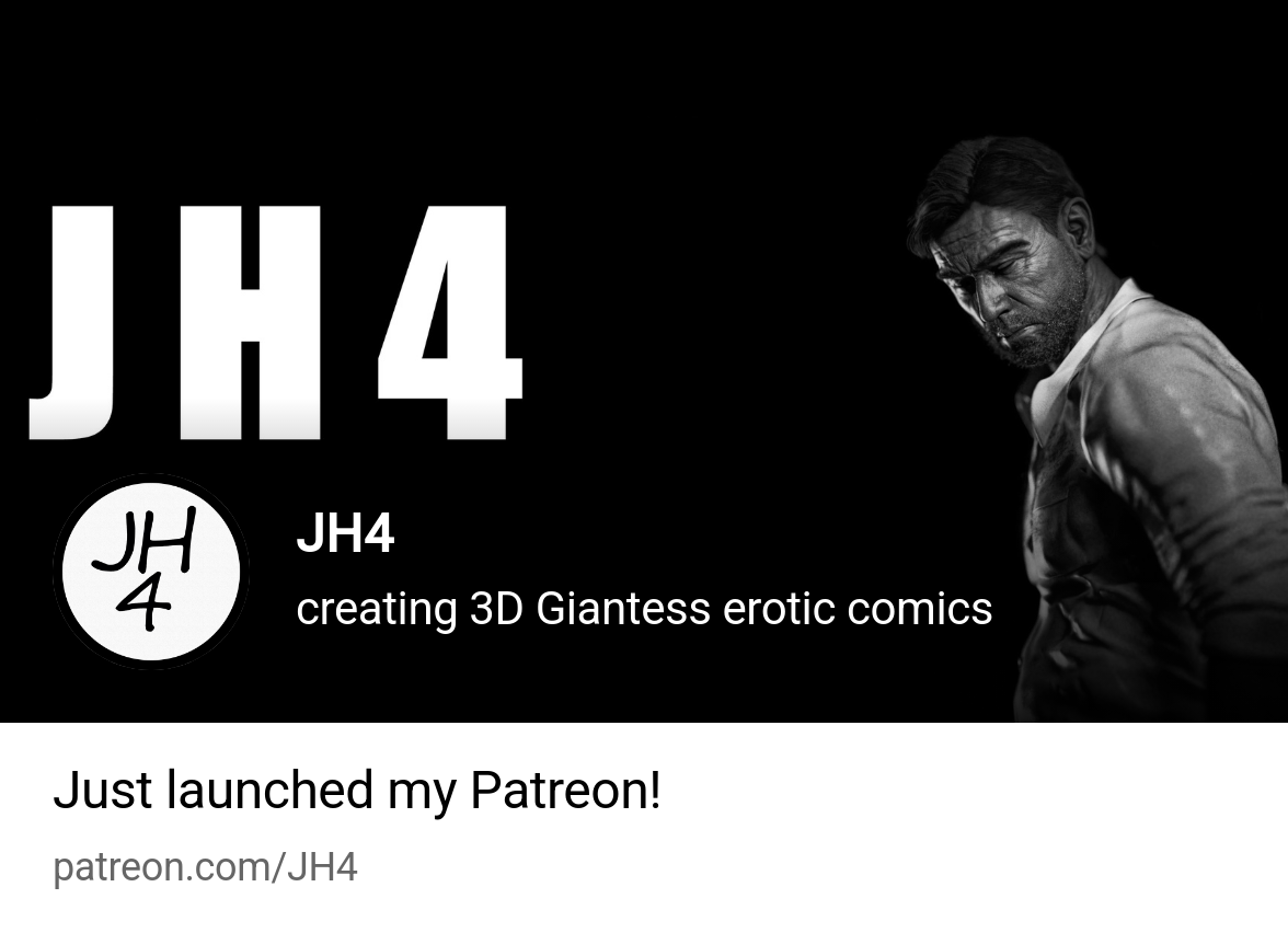 JH4 | creating 3D Giantess erotic comics | Patreon