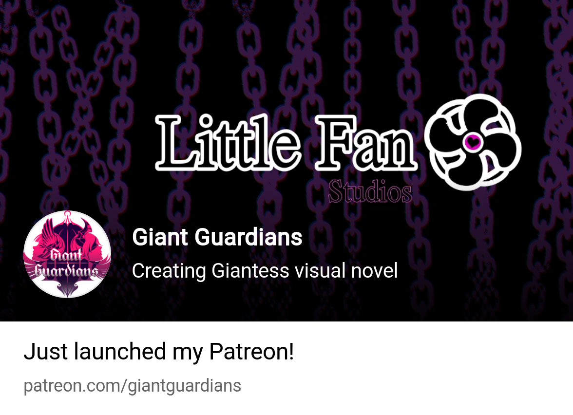 Giant Guardians | Creating Giantess visual novel | Patreon