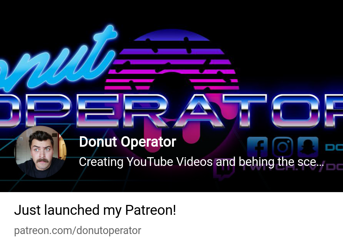 Donut operator patreon