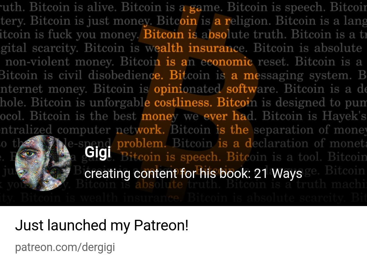 Gigi | creating content for his book: 21 Ways | Patreon