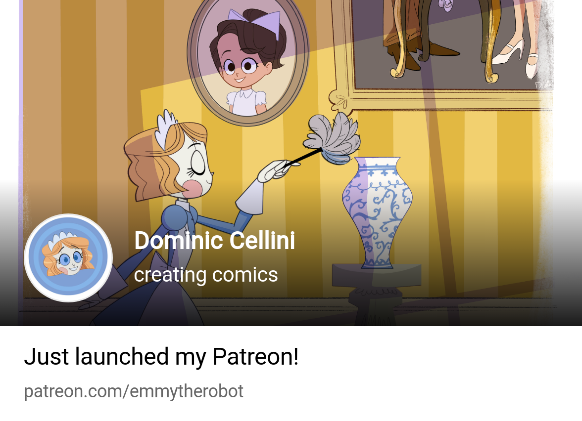 Dominic Cellini | creating comics | Patreon