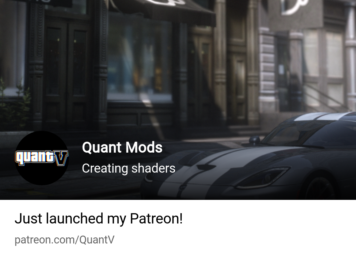 Quant Mods | Creating shaders | Patreon