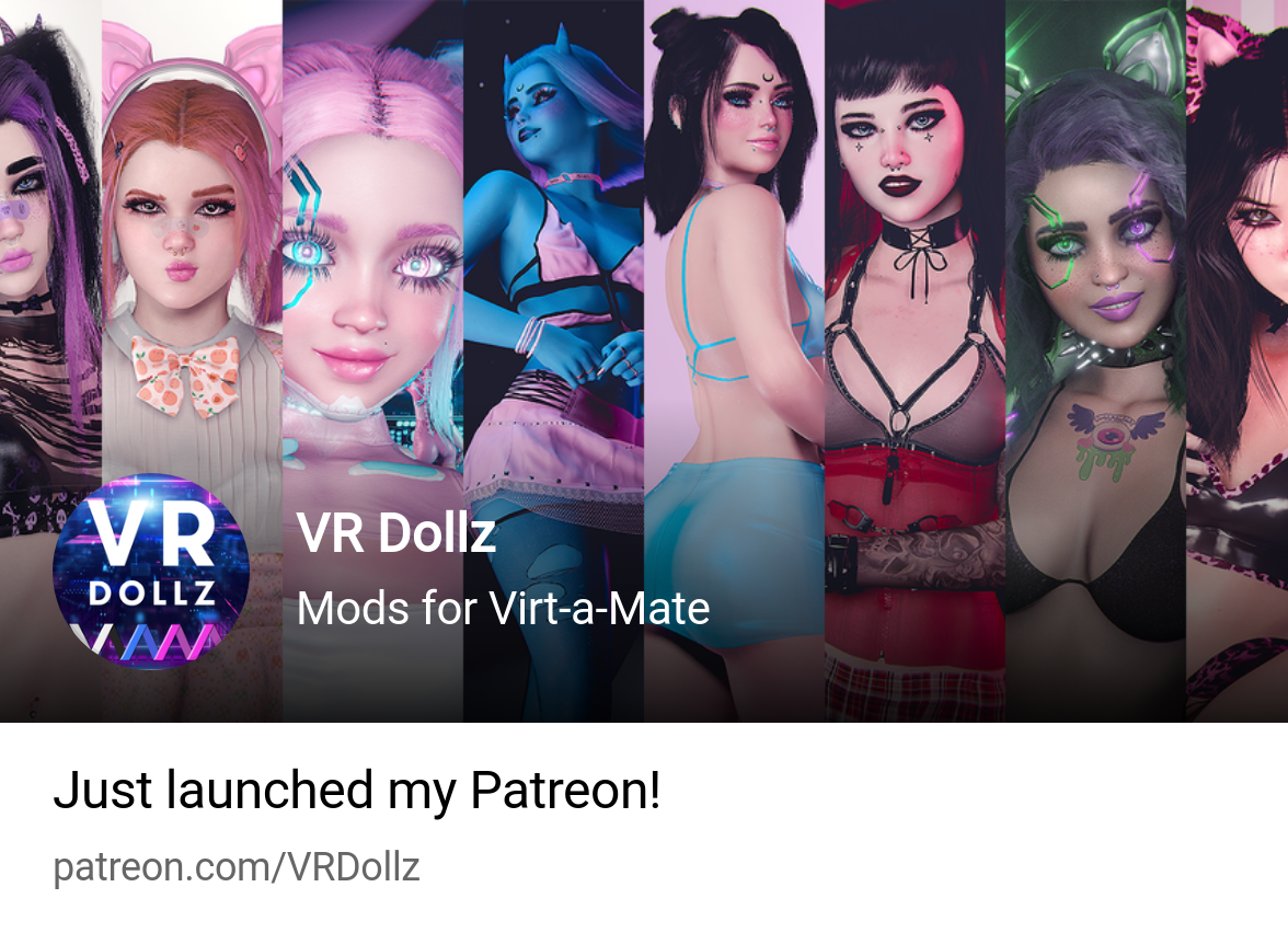 VR Dollz | Mods for Virt-a-Mate | Patreon