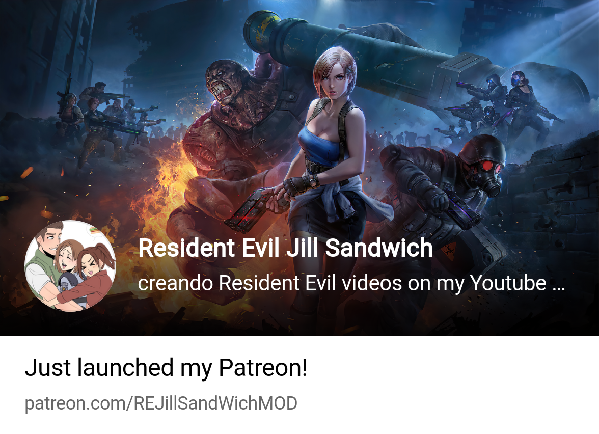 Resident Evil Jill Sandwich | creando Resident Evil videos on my Youtube  channel | Patreon