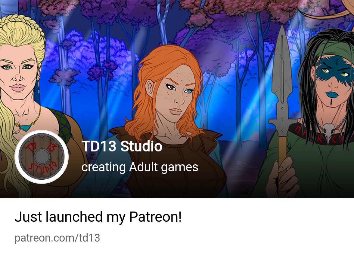 TD13 Studio | creating Adult games | Patreon