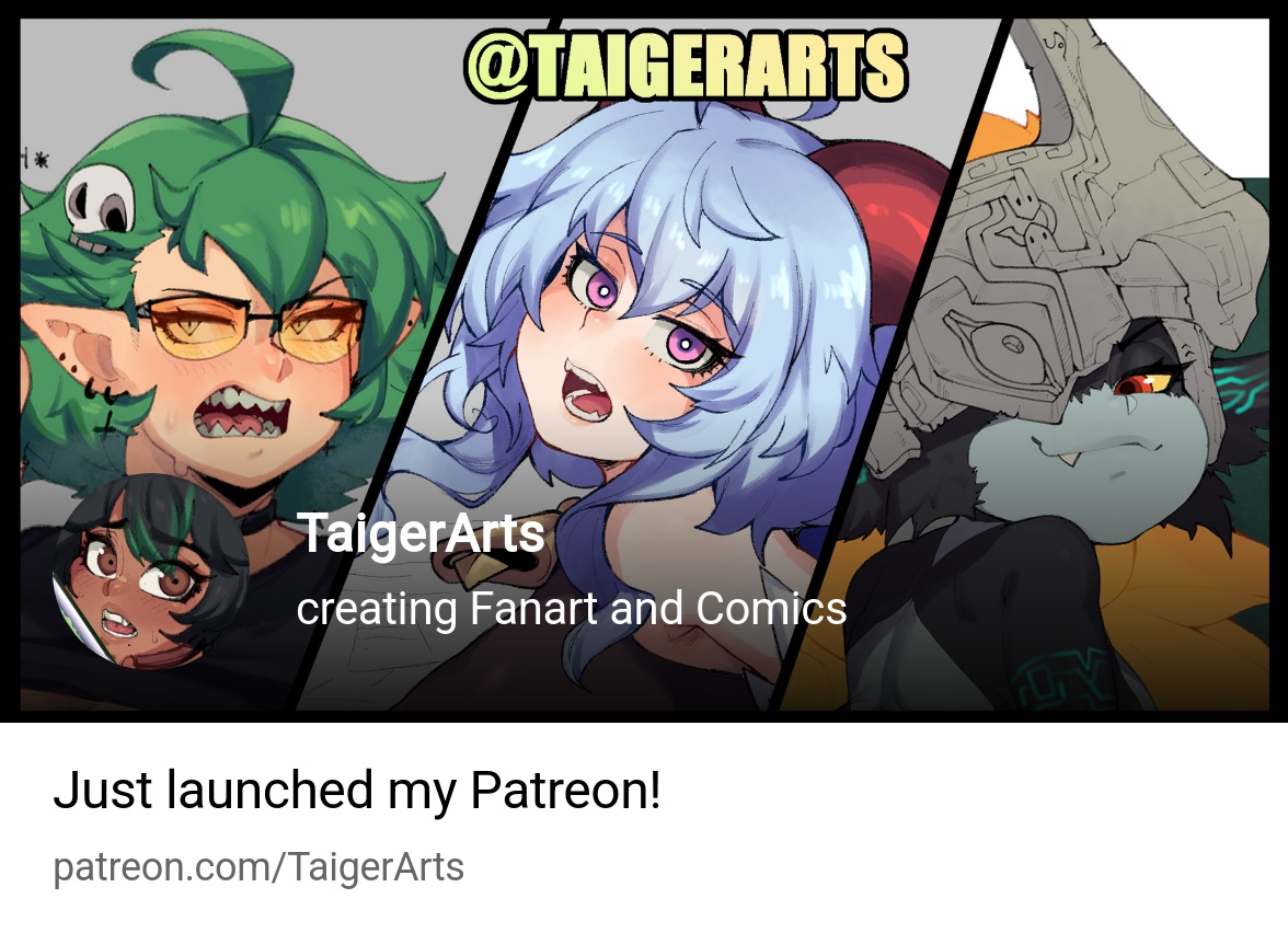 TaigerArts | creating Fanart and Comics | Patreon