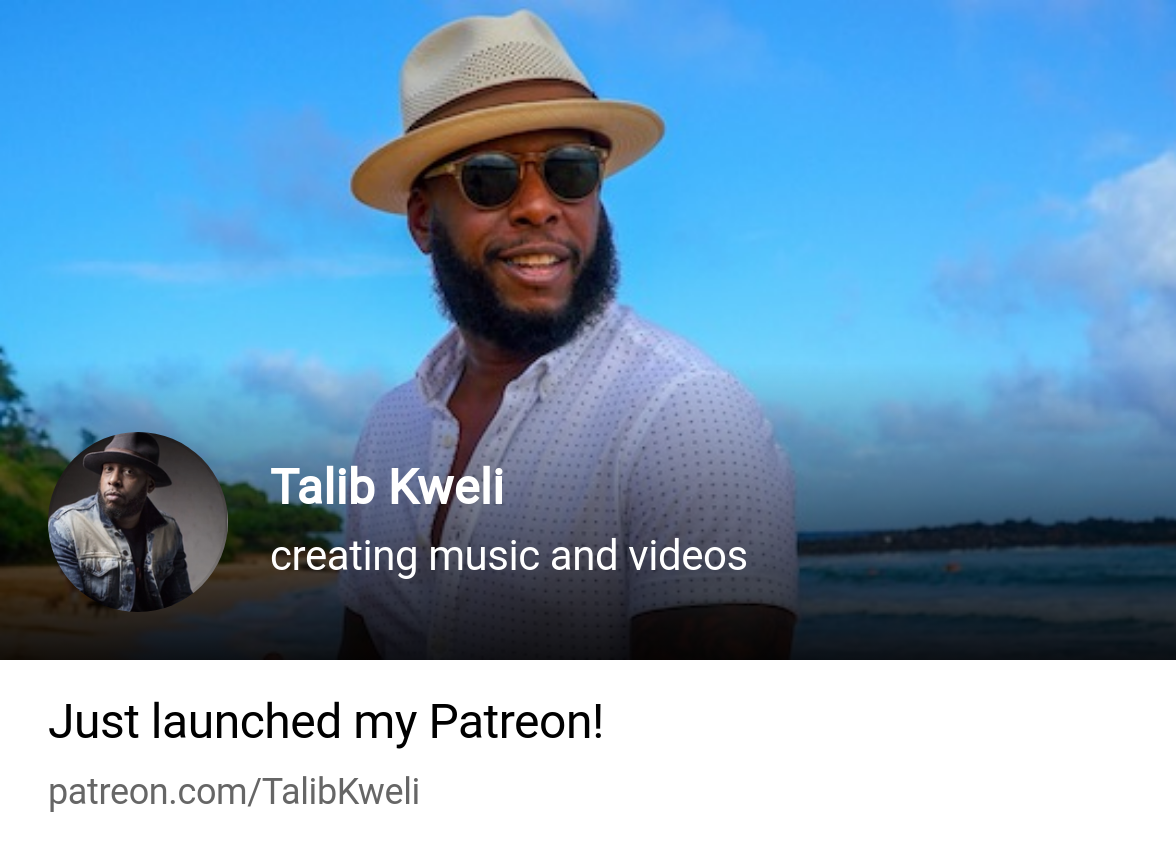 Rapper Talib Kweli Is First Major Artist to Launch Album Via Patreon